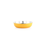 Coconut Stainless Steel Unique Yellow Colour Design Coating Dinner set/ Launch set - Set of 12