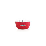 Coconut Stainless Steel Unique Red Colour Design Coating Dinner set/ Launch set - Set of 36