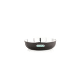 Coconut Stainless Steel Unique Black Colour Design Coating Dinner set/ Launch set - Set of 12