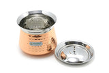 Coconut Stainless Steel - Cookware/ Athens Copper Hammered Handi With Lid-1 Unit