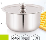 Coconut Stainless Steel Classic Tope with Lid - Cook N Serveware-1 Unit