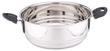 Coconut Stainless Steel Triply Idli Cooker - SS Lid, Steamer Plate, Heavy Gauge, Thick bottom,Induction and Gas Stove Based, Sandwich triply bottom. Model - Multipurpose steamer (20 Idlies) with Combo