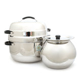 Coconut Thermal Rice Cooker Choodarapetty, Stainless Steel Works on Gas and Induction Stove