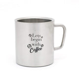 Coconut Stainless Steel Double Walled Mug For Tea / Coffee / Milk - Capacity 275ml, 1 Unit, Model-Josh Matt
