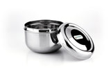 Coconut Stainless Steel S18 Capsule Puri Dabba - 1 Unit, Silver
