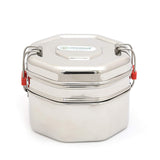 Coconut Stainless Steel Expo Double Lunch Box - Tiffin Box / Dibba / Carrier, Food Grade, Heavy Gauge, Model - S21 Expo